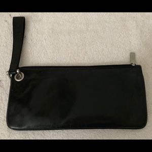 Hobo Black leather sling purse